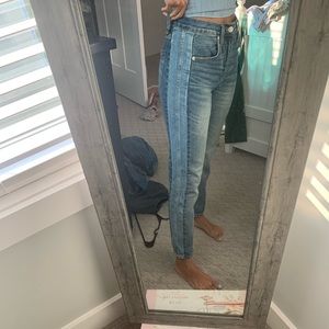 Madewell Cruiser Straight Crop Jeans Piece Edition